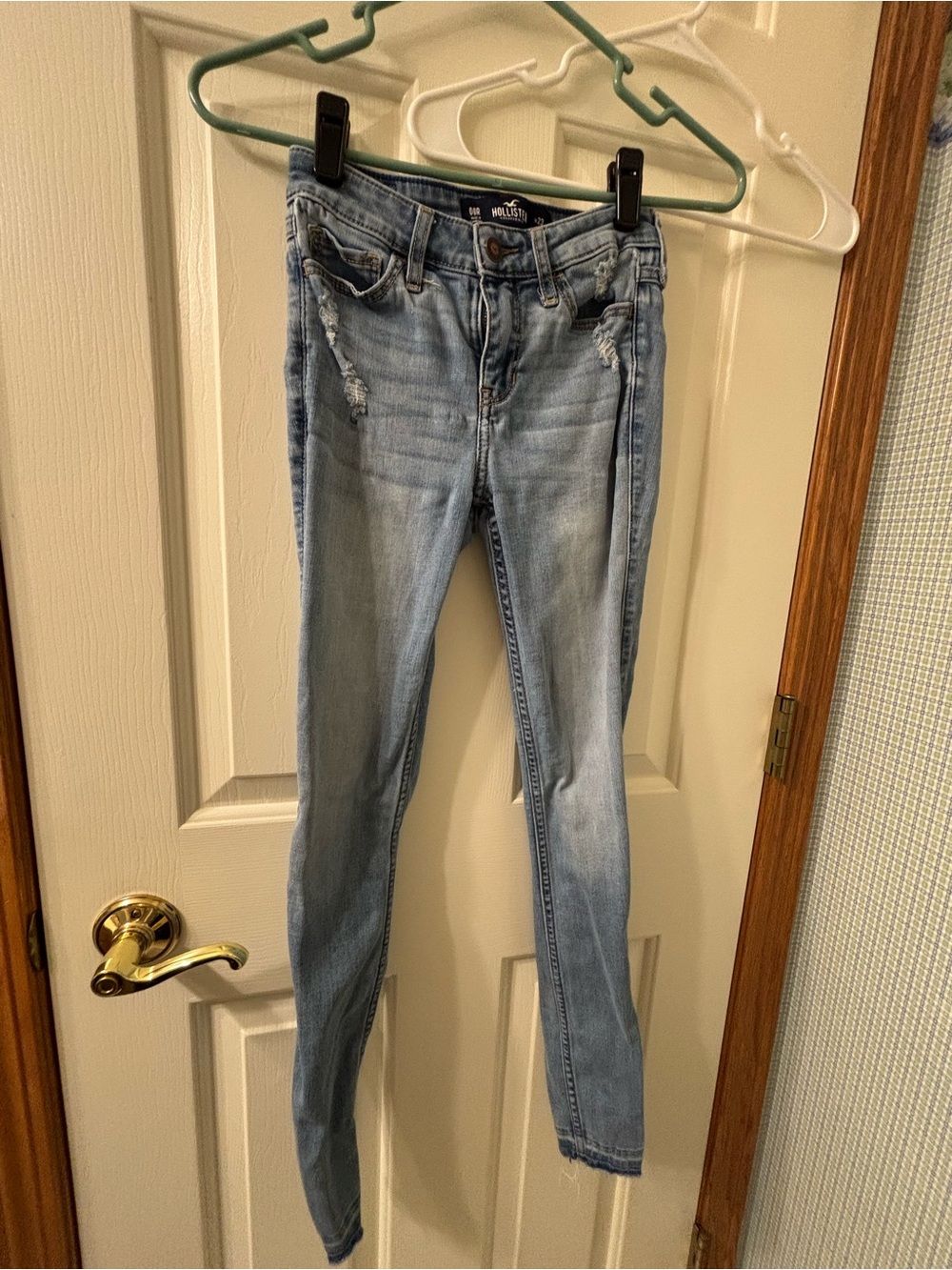 Hollister Faded Light Blue Skinny Jeans
